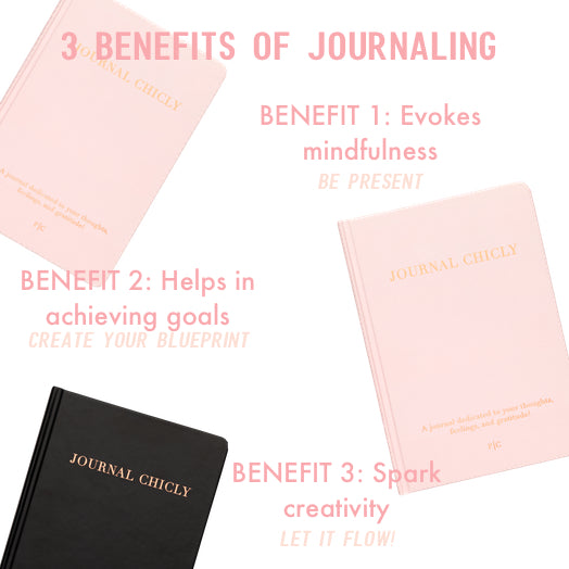journal, journaling, chic, plan chicly, benefits, self-care, writing, meditate, mindfulness, mindful