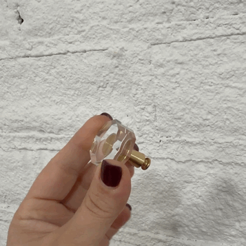 6Pcs Acrylic Octagon Cabinet Knobs