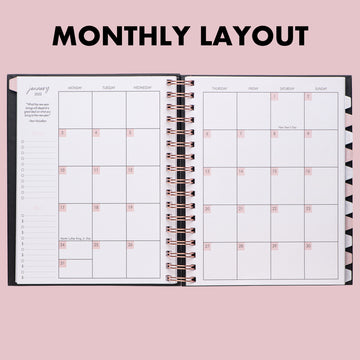 2024 Mindful Planner  12 Month Agenda – Cheeky Peach Designs