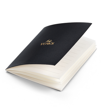 Prazoli Wedding Vow Books for Wedding Day Essentials, Cool