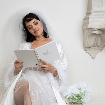 Beautiful Boho Wedding Planner Book and Organizer - Enhance
